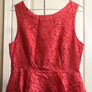 Forever 21- peplum floral lace overlay dress